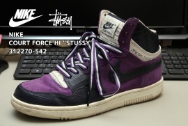 NIKE COURT FORCE HI STUSSY 312270-542 NIKE COURT FORCE HI STUSSY 312270-542