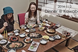 2014 11 2 DINNER @ KAWABATA